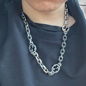 gucci necklace , rare   no longer being sold on website